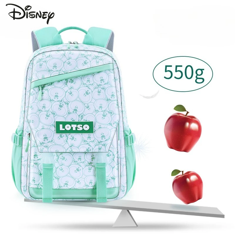 

Disney Strawberry Bear Original New Women's Backpack Fashion High Quality Student Backpack Green Versatile Girl Storage Backpack