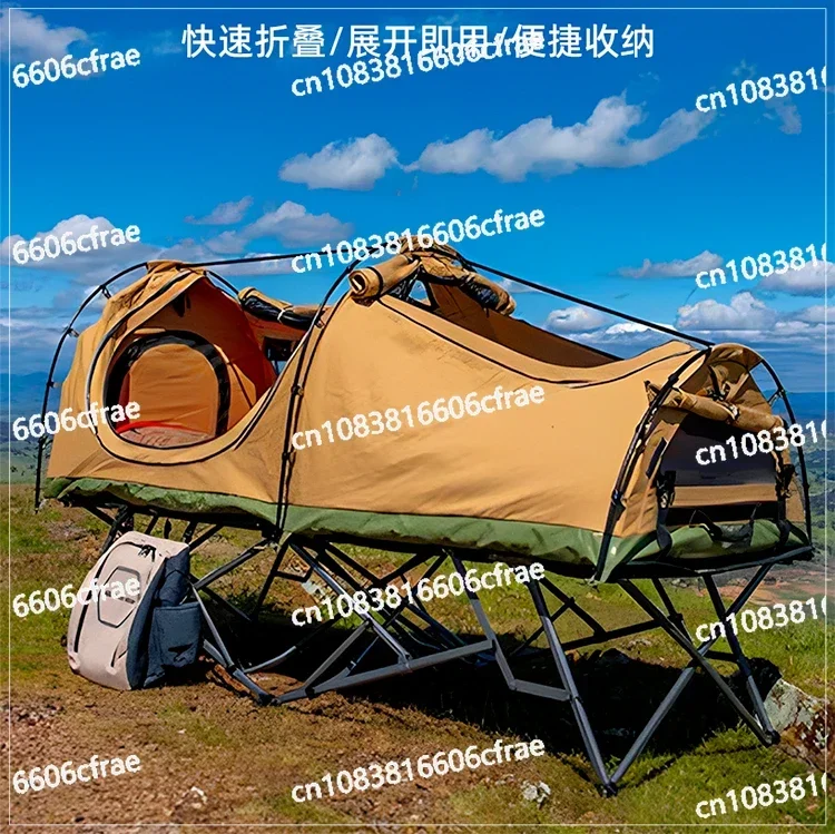 Outdoor Car Single Folding Bed Tent Camp Bed Camping Moisture-proof Portable Travel Bed