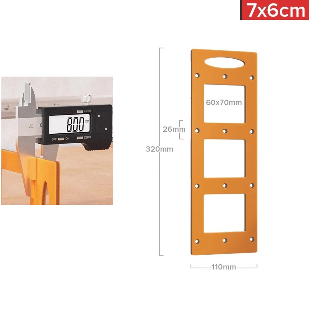 Stable Hole Positioning Tool Shellbox Hole Opening 86 Junction Box Countersunk Hole Design Optimized Multi-Hole Design