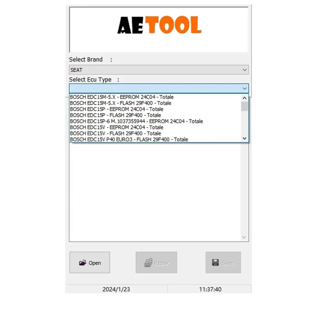 Picture 7: ECU decoding Immo Eeprom Off obd2 scanner Tools AETOOL IMMO REMOVER V1.3 ECU Dump Decode ECU Calculate PIN Virgin/IMMO Remover