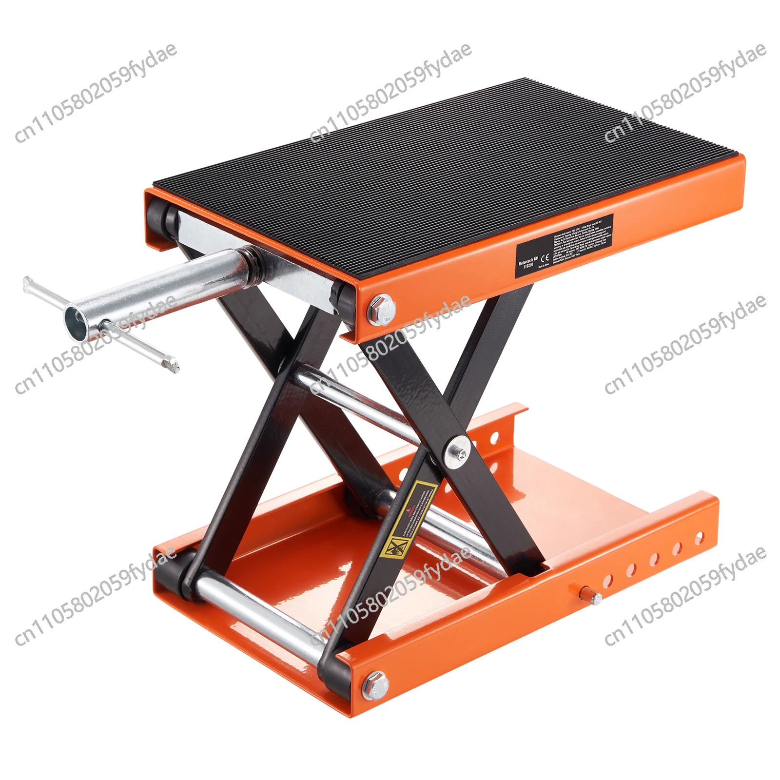 1100 LBS Motorcycle Lift Motorcycle Scissor Lift Jack with Wide Deck Steel Scissor Jack Fit for Motorcycle