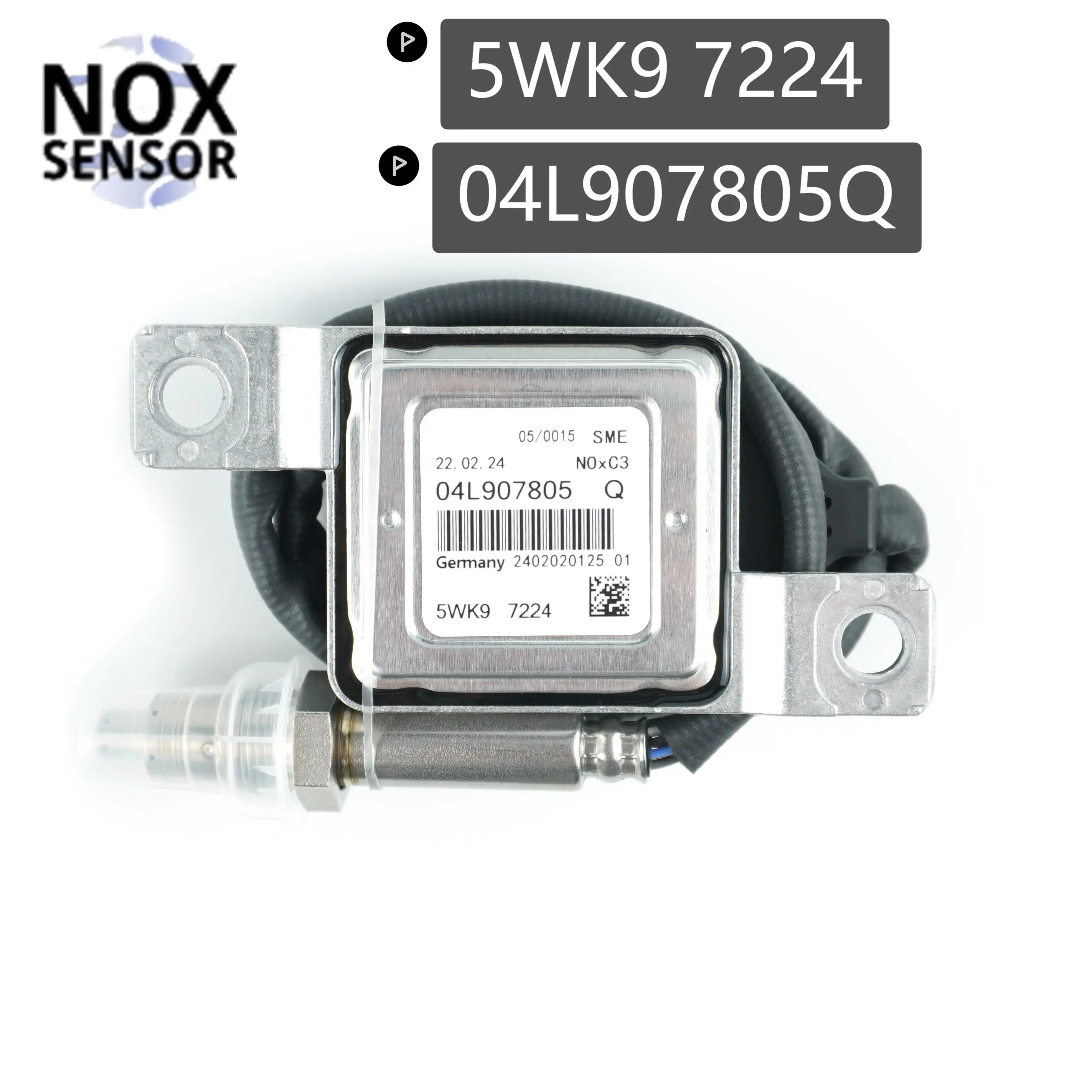 

04L907805Q 5WK97224 Nox Sensor for VW Tiguan Caddy 2.0TDI AUDI A3 Sportback A4 Avant A5 A6 A7 A8 Q7 MPV 04L907805 5WK9 7224