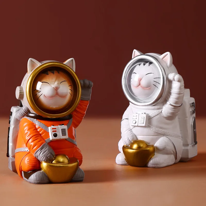 Creative Nordic lucky cat ornament entrance key storage living room desktop decoration store checkout page opening gift