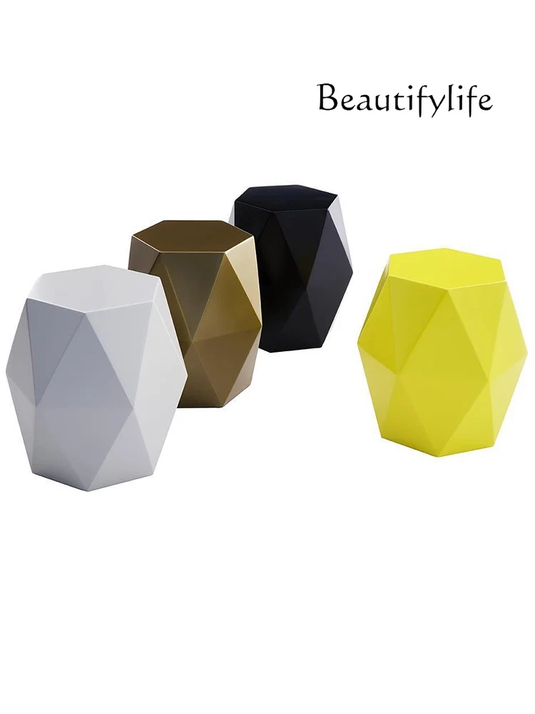 

Diamond edge piers simple modern creative fashion paint small coffee table coffee table shoe change seat stool furniture