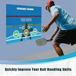 Pickleball Dink Pad Pickleball Practice Pad for Walls for Indoor and Outdoor Indoor Rooms Men Women Pickleball Dink Training Gym