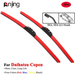 LNJING Colorful Wiper Blades For Daihatsu Copen L880 LA400 2003 2005 2008 2012 2014 2015 2016 2020 2022 Car Exterior Accessories