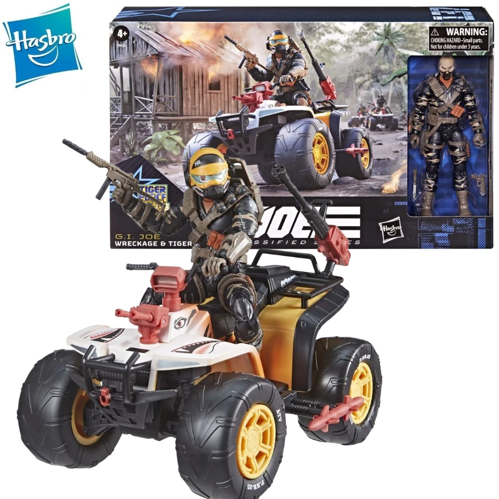 

In Stock G.I. Joe GI Joe Classified Series 137 Tiger Force Wreckage Tiger Paw ATV Action Figure Model Toy Collection Hobby Gift