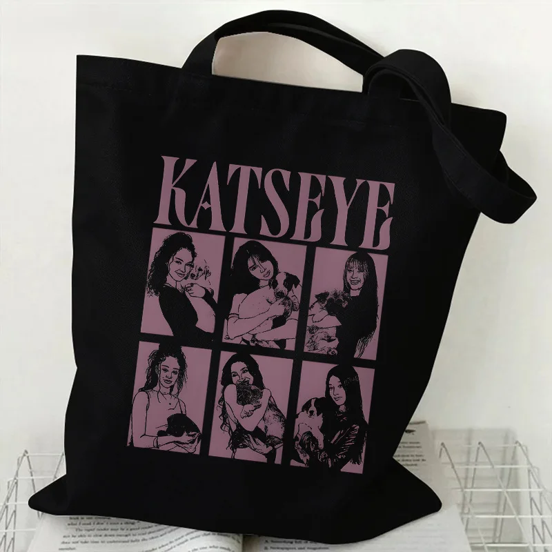 

Black White Shoulder Bag Single Side Printed, Women's Tote Bags for Shopping, Large Capacity, Birthday Gift for Friend Family