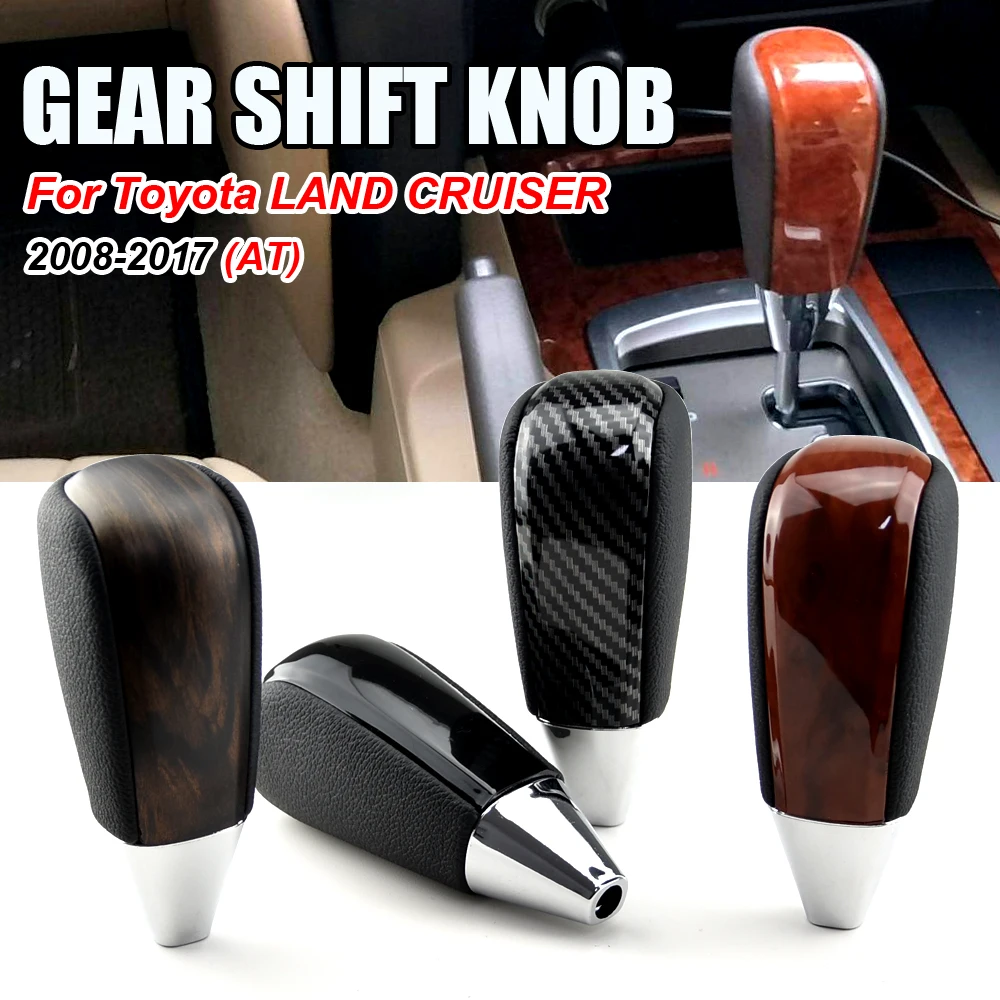 Hot Sale Automatic Car Gearbox Handles Gear Shift Knob Stick Lever Head Car Styling For Toyota Land Cruiser 200 FJ20 2008-2017