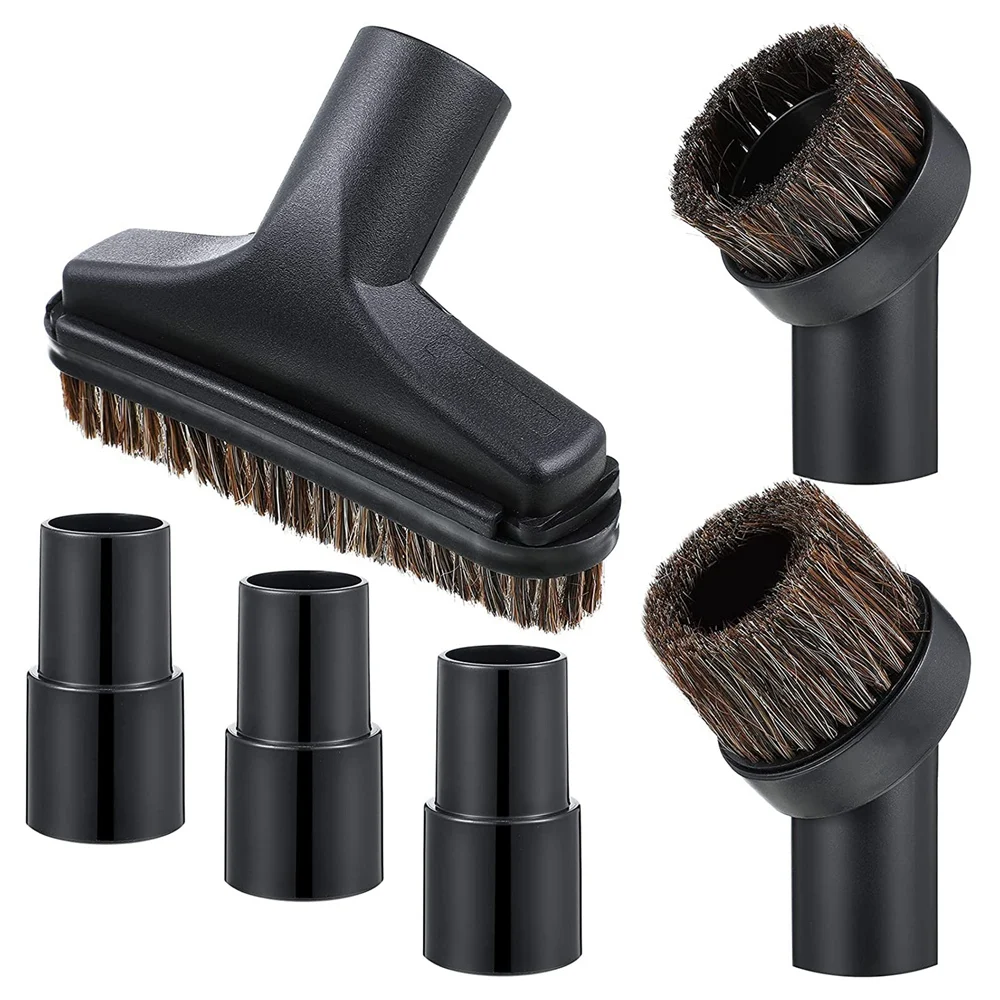 

6 Pieces 25MM and 36MM Vacuum Brush Round Brush, 5.9 Inch Vacuum Floor Brush 1.25 Cleaner Vacuum Attachment Brush Soft