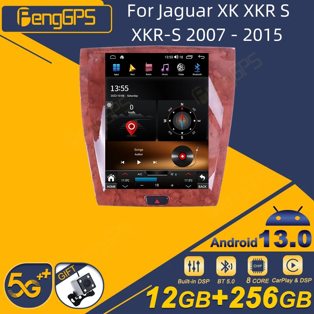 

For Jaguar XK XKR S XKR-S 2007 - 2015 Android Car Radio 2Din Stereo Receiver Autoradio Multimedia Player GPS Navi Head Unit