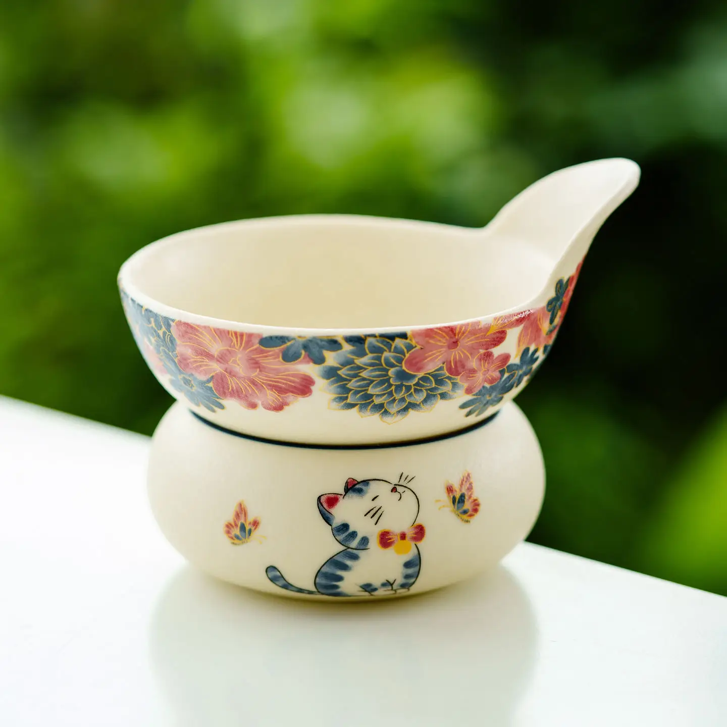 

Ceramic Tea Strainer, Tea Filter, Butterfly, Love Flower, Cute Cat, Tea Filter, Tea Ceremony Accessories, Tea Filter Mesh