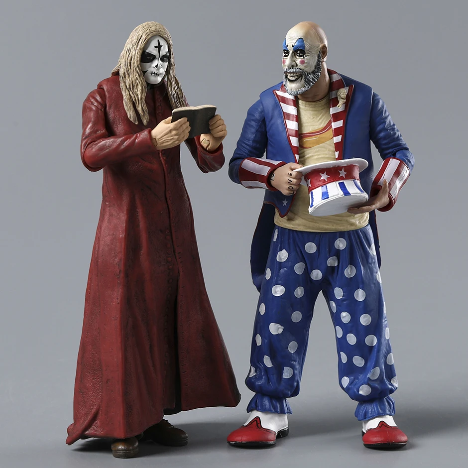 NECA House of 1000 Corpses Otis Driftwood Captain Spaulding 20th Anniversary Movable Body Joint Action Figure Toy