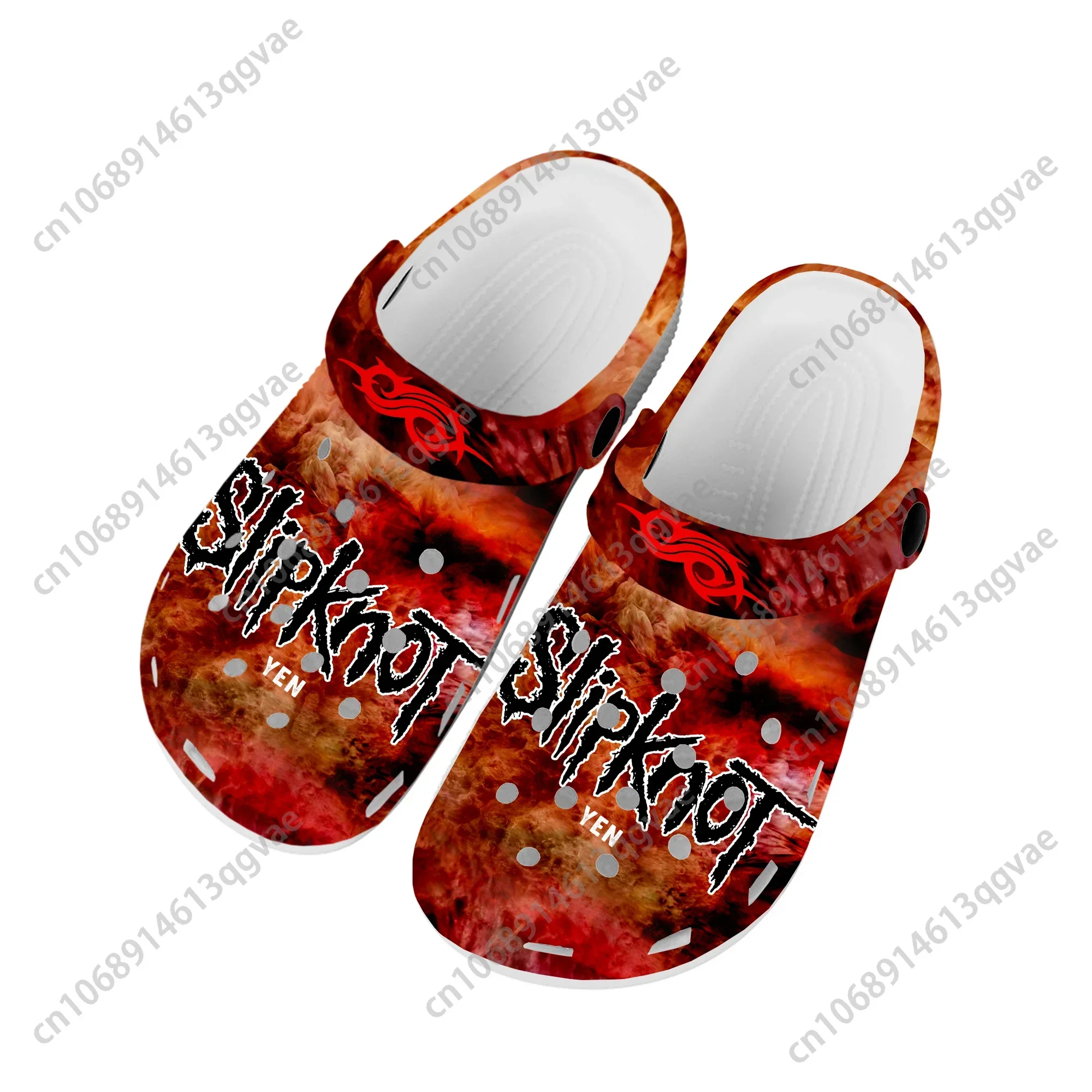 

Slipknots Heavy Mental Band YEN Home Clogs Custom Water Shoes Mens Womens Teenager Garden Clog Breathable Beach Hole Slippers