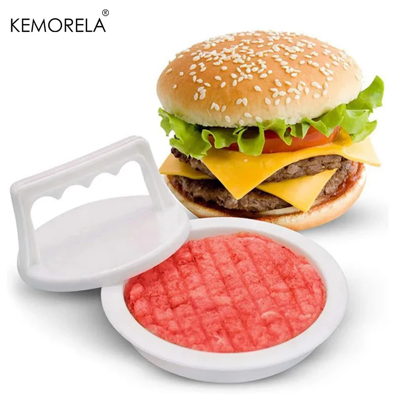 1PCS Hamburger Press Stuffed Burger Press Plastic Meat Grill Party BBQ Burger Maker Mould Hamburger Maker Kitchen Tool