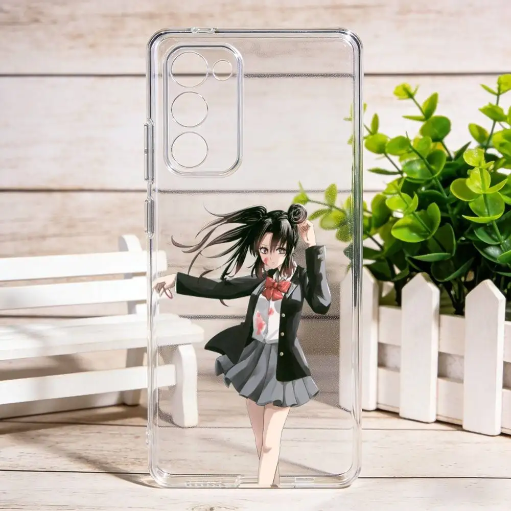 

Ijimeru Yabai Yatsu Manga Phone Case For Samsung Galaxy S24 S25 S23 S22 S21 Plus S24 S25 Transparent Cover Case