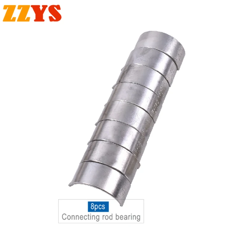 8pc 25mm 24.75mm 24.5mm 24.25mm 24mm STD-+1.0 Motorcycle Con Connecting Rod Conrod Bearing for Kawasaki ZR250 Balius ZR 250 2000