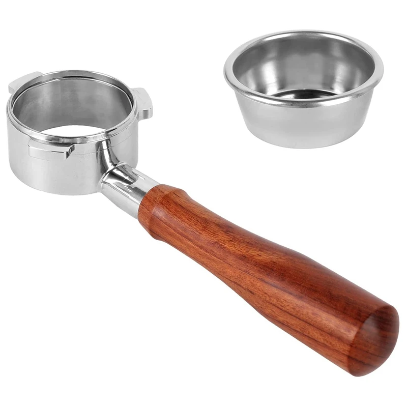 브레빌 바리스타 시리즈 및 에스프레소 기계용 보텀리스 포타필터, 필터 바스켓 포함 포타필터, 54mm