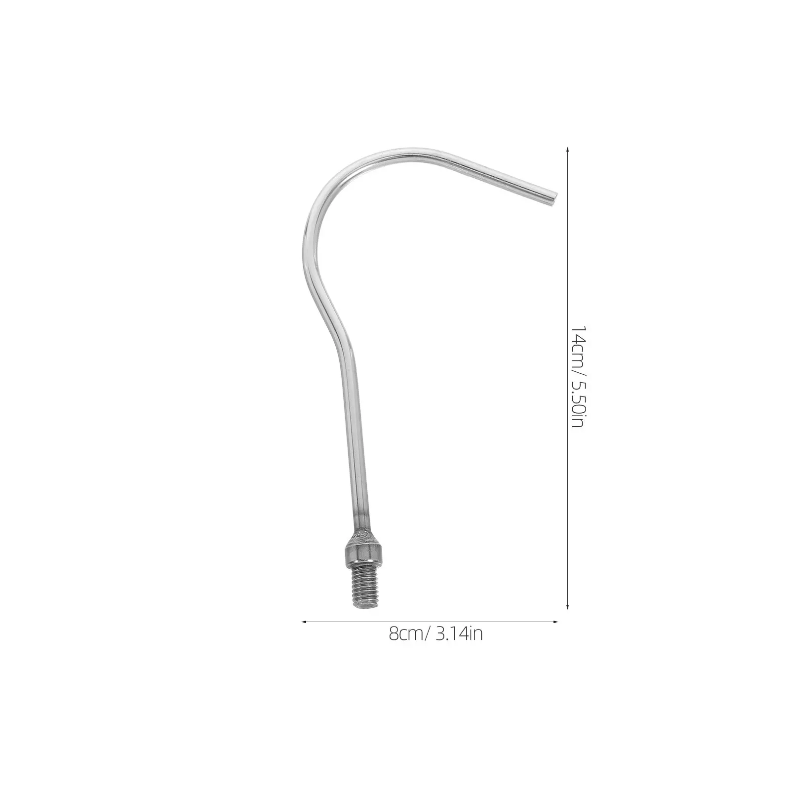 10Pcs Multifunctional Stainless Steel Telescoping Rod Hook for Rv Awning Pull Strap Canopy Tarp Clothes Pole Drapery Rod Attic