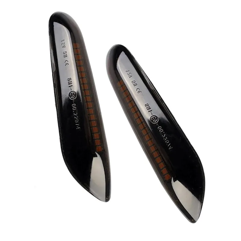 

2pcs for LEDs for E90 E91 E92 E93 E60 E87 E82 E46 TRD Error-free Dynamic Side Marker Turn Signal Sequential Flashing Light for