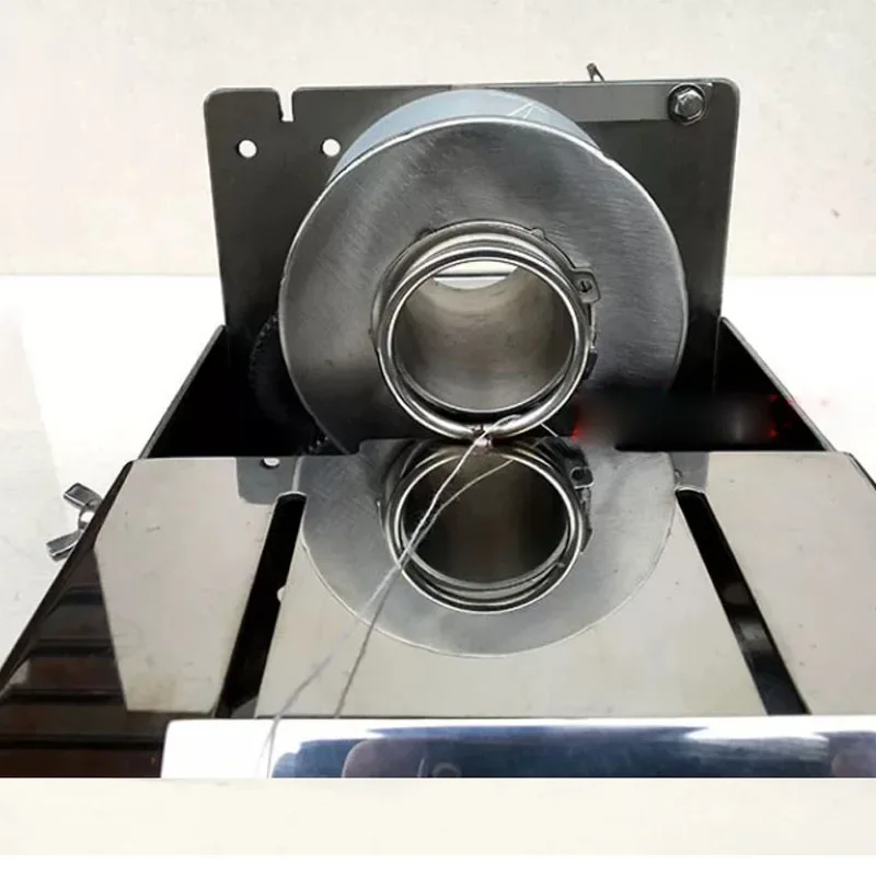 Hand Operated Sausage Tying Linking Machine Stainless Steel Manual Sausage Stringing Machine for Butcher Deli Shop