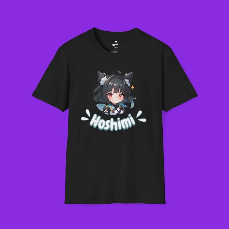 Zenless Zone Zero ShirtChibi Fan Art ShirtHoshimi Miyabi ShirtGenshin ShirtZZZHoyoverse (Hoshimi Miyabi Chibi)