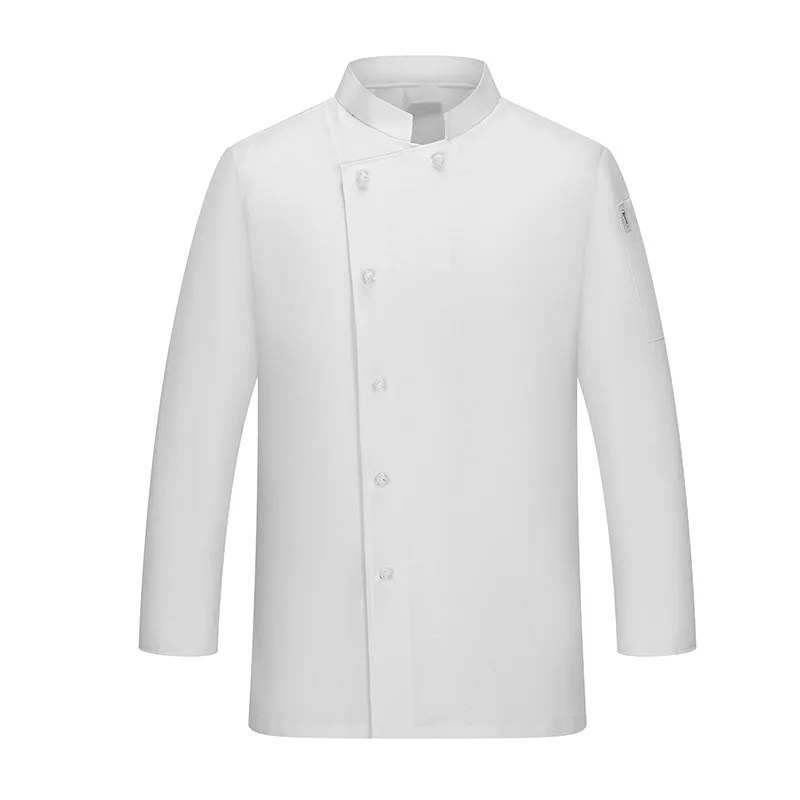 C443 Chef 'S Overalls Lange Mouwen Chef Jas Volwassen Ober Jas Chef Uniform Lange Mouw Keuken Koken Jas