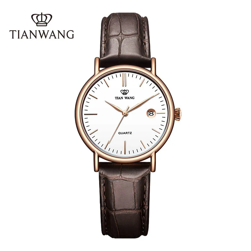 

TIAN WANG Women's Watches Fashion Leather Business Watch For Women Quartz Wristwatches Ladies Lady Calendar Clock reloj mujer