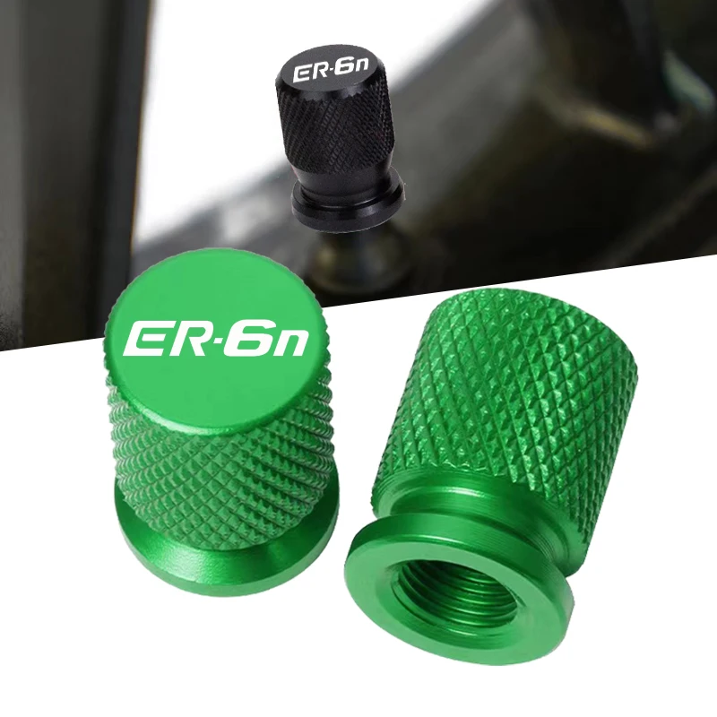 For KAWASAKI ER-6N ER6N ER 6N 2012-2023 Accessories Motorcycle CNC Aluminum Tire Valve Air Port Stem Cover Caps