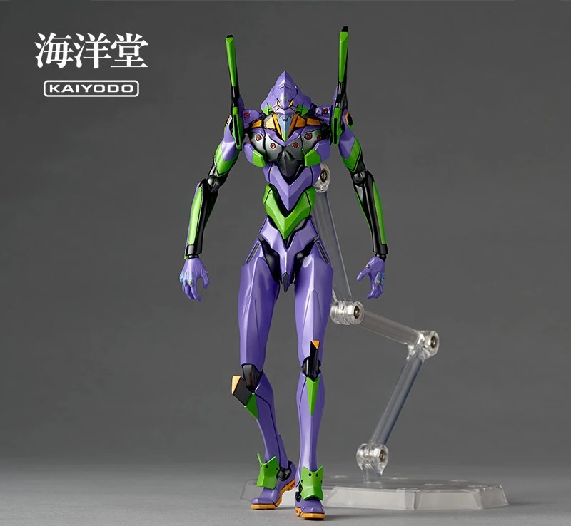 In Stock Kaiyodo EVANGELION TEST TYPE-01 Movability Model Toys Revoltech AMAZING YAMAGUCHI NEON GENESIS EVANGELION