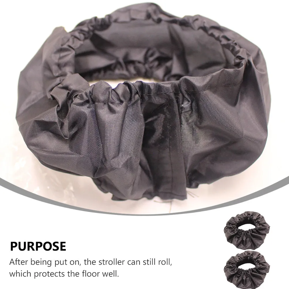 

2 шт. пылезащитные чехлы для колес детской коляски, экономящие место, защитные накладки на шины, аксессуар для детской коляски, защитный чехол для колес