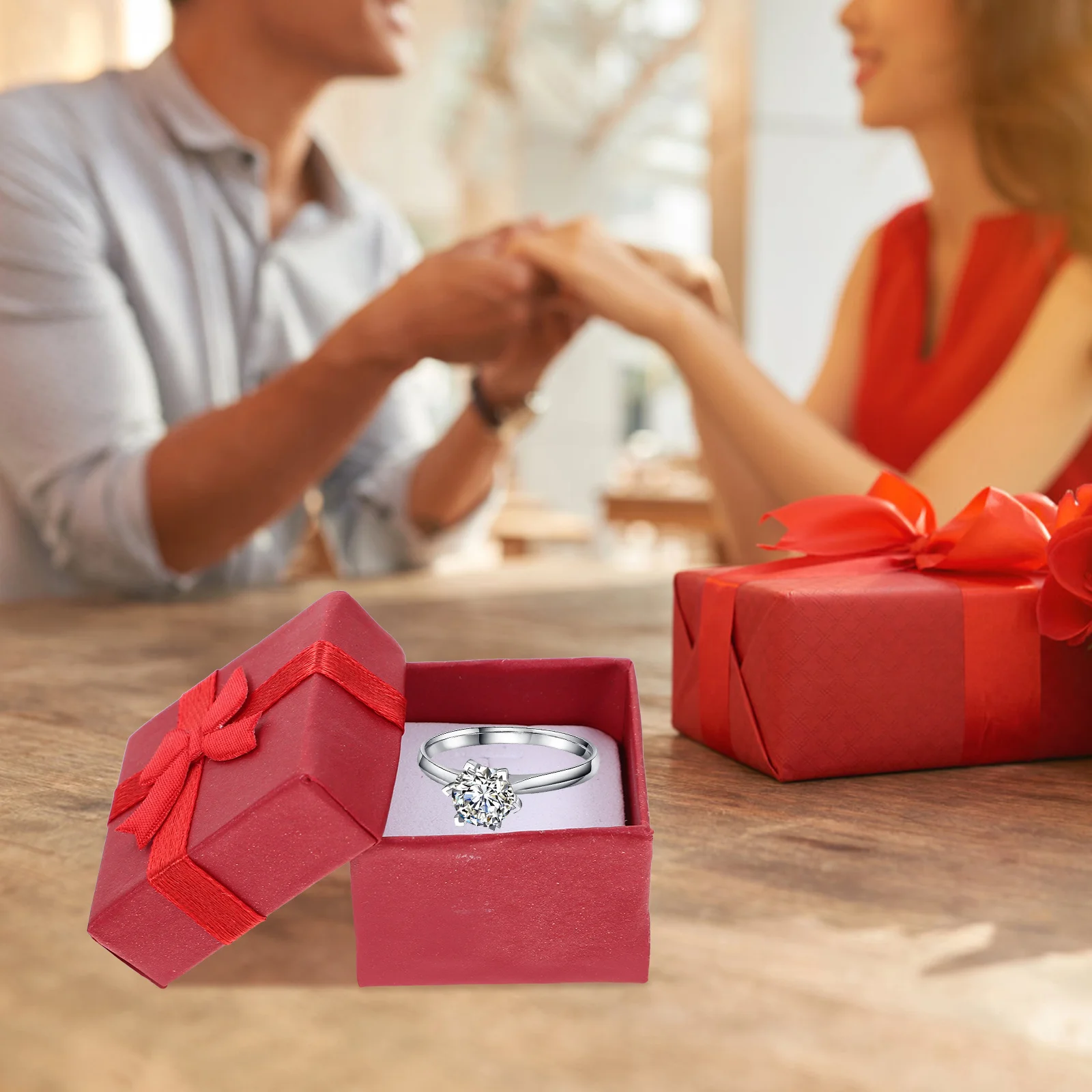 

Bulk Jewelry Boxes for Wedding Proposal Gift Packaging Stylish Storage Case Ring Bracelet Organizer Earring Box Case