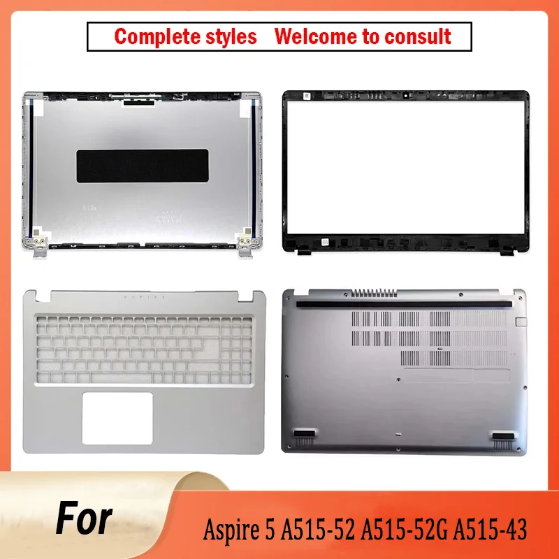 

NEW For Aspire 5 A515-52 A515-52G 52K A515-43 A515-43G N19C3 Laptop Shell LCD Top Case/Back Cover/Front Bezel/Bottom Case/Hinges
