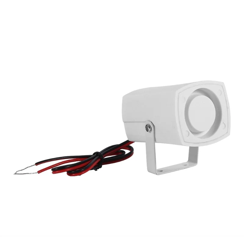 Wired Mini Horn Siren Loud Home Vehicle Security Sound Alarm System With Support 110dB DC 12V