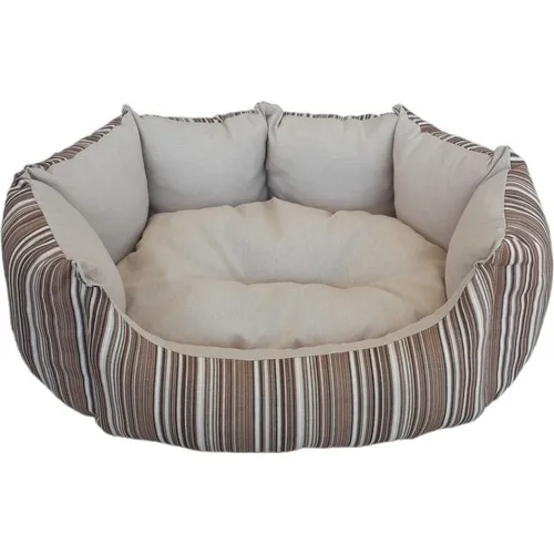 Bronza Pearl Cat-Dog Bed No: 1 45x55x18 Beige