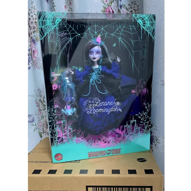 دمية Monster High Lenore Loomington Collector'S Edition، زخرفة لطيفة، هدايا مهرجان الأداء عالية التكلفة #4