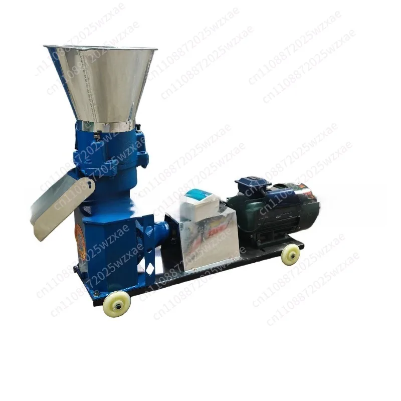 125Electric Rotary Animal Feed Granulator Pellet Mill Feed Food Pellet Making Machine for Grain Straw Fish Chicken Pig Poultry