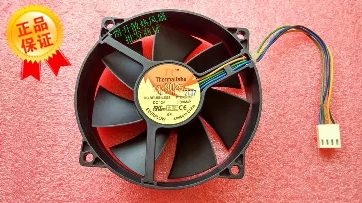 

Free shipping original TT-9025A F129025SU DC12V 0.38AMP four wire CPU cooling fan