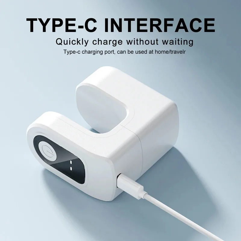 Mini Nail Dryer Quick Dry UVLED Gel Polishing Nail Lamp with LCD Display and 30/60S Timer Convenient USB Nail Lamp Curing Tool