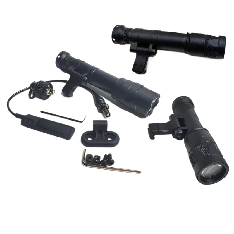 SOTAC Tactical Gear M640V M640DF M340V Flashlight LED Weapon Scout Light with Remote Pressure Switch Fit 20mm Rail