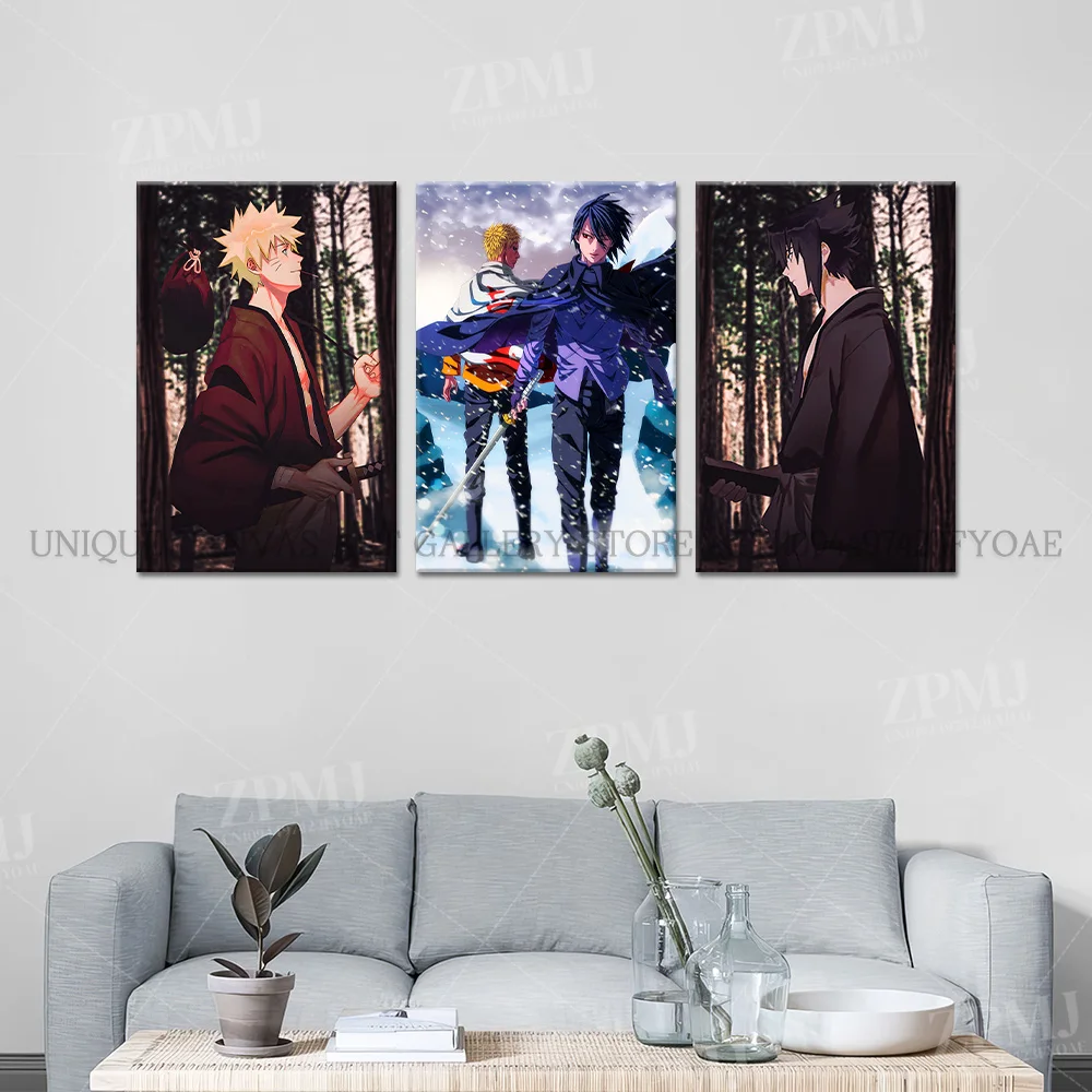 Japanische Anime Naruto Leinwand Malerei Haruno Sakura Hd Gedruckt Hause Dekoration Bilder Cartoon Poster Wand Kunst Für Wohnzimmer – Detail 2