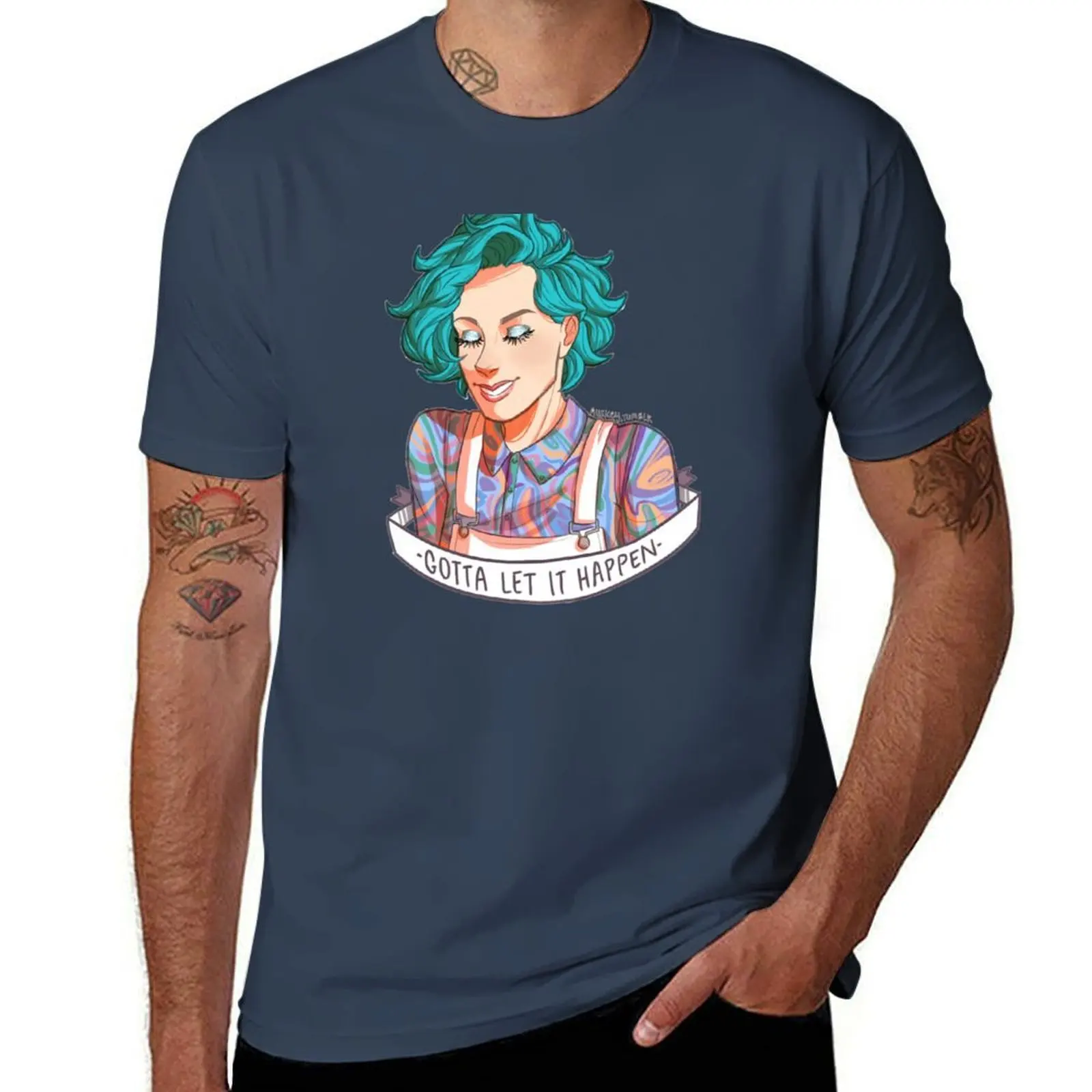 

gotta let it happen T-Shirt man t shirt cotton high quality man t shirt heavy cotton T-Shirt