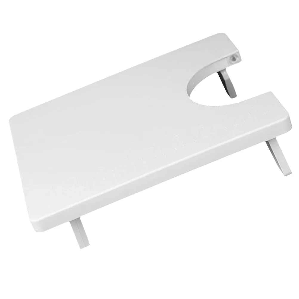 

Sewing Machine Extension Table White Portable Expansion Board for Sewing Machine Extended Desktop Workspace Accessory