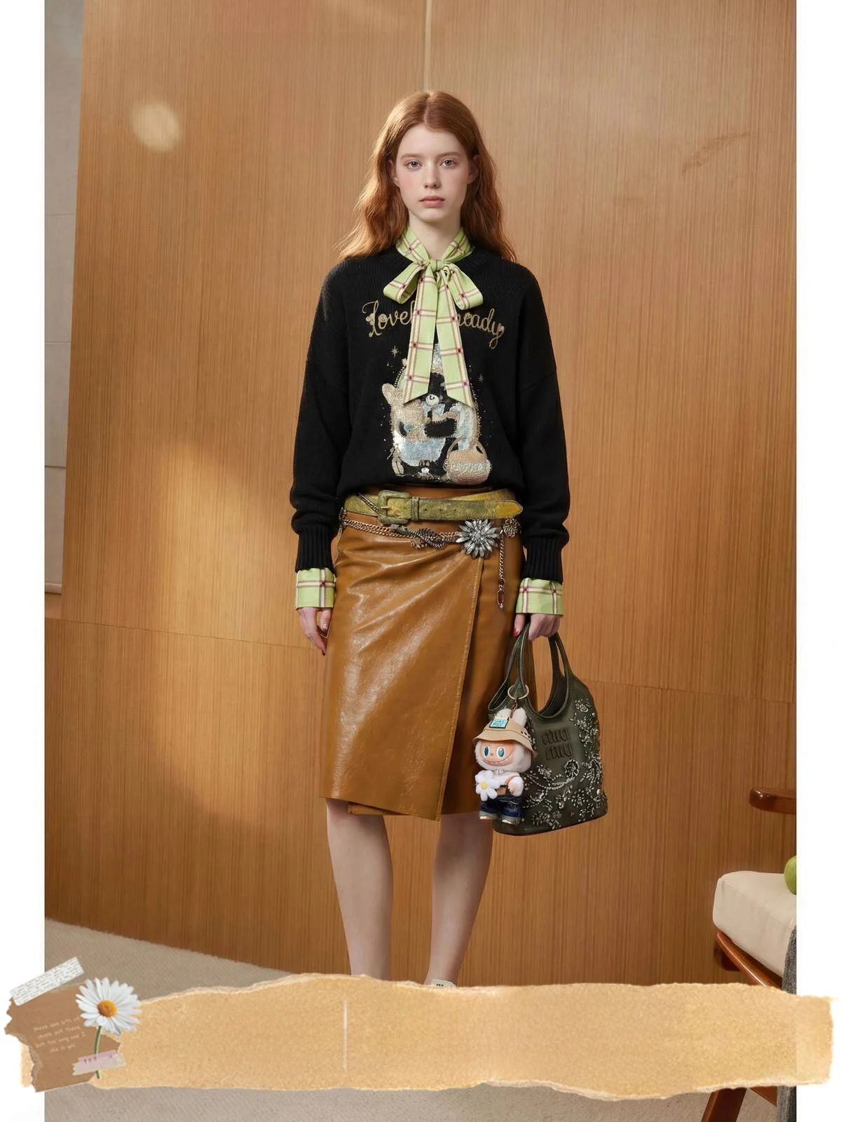 

Loose Casual round Ne Sweater for Women Micro Bla New Sle Spring Faion Vintage Knitted Top Fem Faion Spring 2026