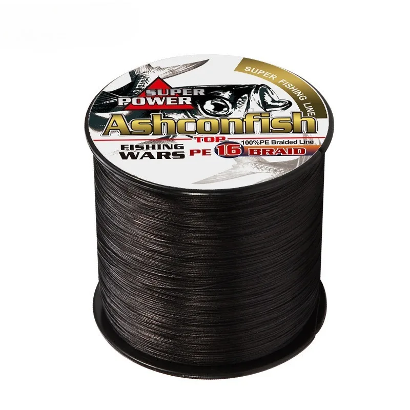 

Monster 16-Strand PE Line 1000m - 750LB Ultra-Abrasion Proof Braid for Heavy Cover/Snagging, 3mm Diameter Baitcasting Ready