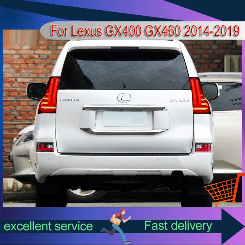 

Задние фонари для Lexus GX400 GX460 2014-2019, задний фонарь DRL, сигнальные светодиодные лампы, модифицированный тормоз, автоматические автомобильные аксессуары
