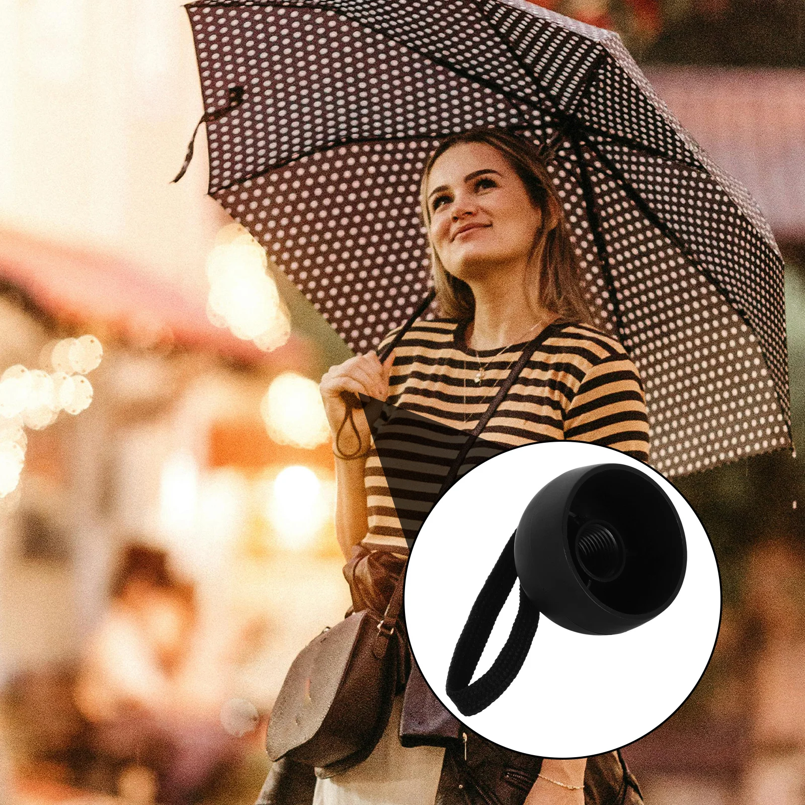 

Universal Plastic Repair Accessory For Folding Uv Rain Sunshade Umbrellas Durable Handle Easy Install Lightweight Compact Design