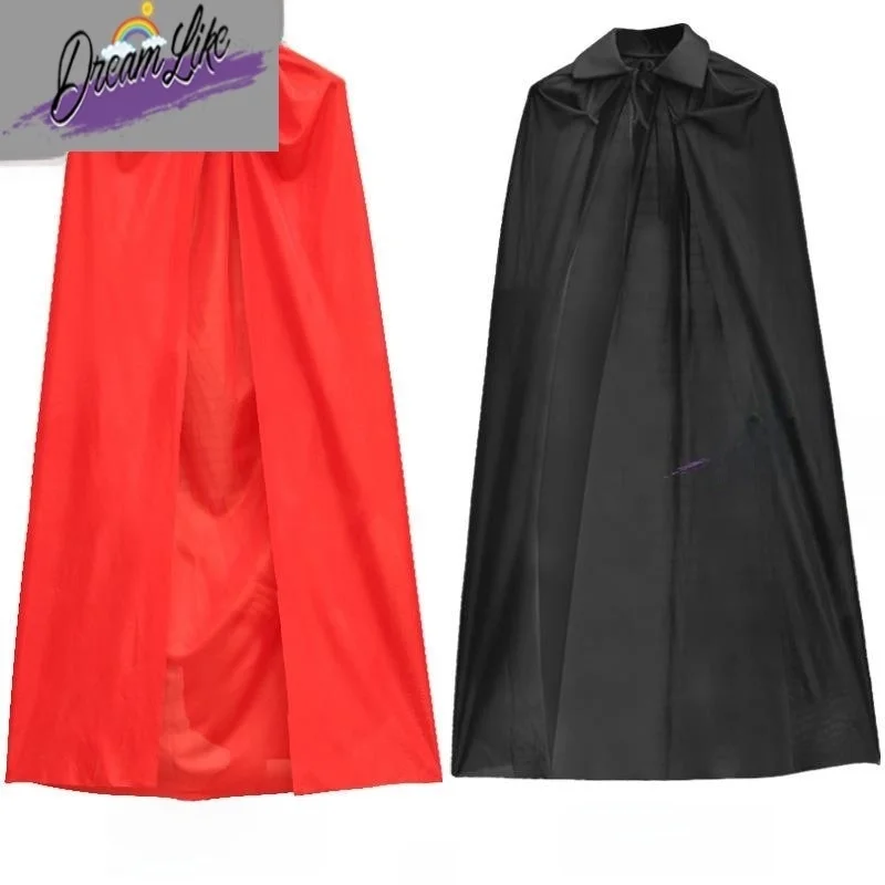 

Adult Halloween Costume Red Black Cape Performance Stage Outfit Masquerade Dance Clothes Adult Robe Bociman T35524C37173