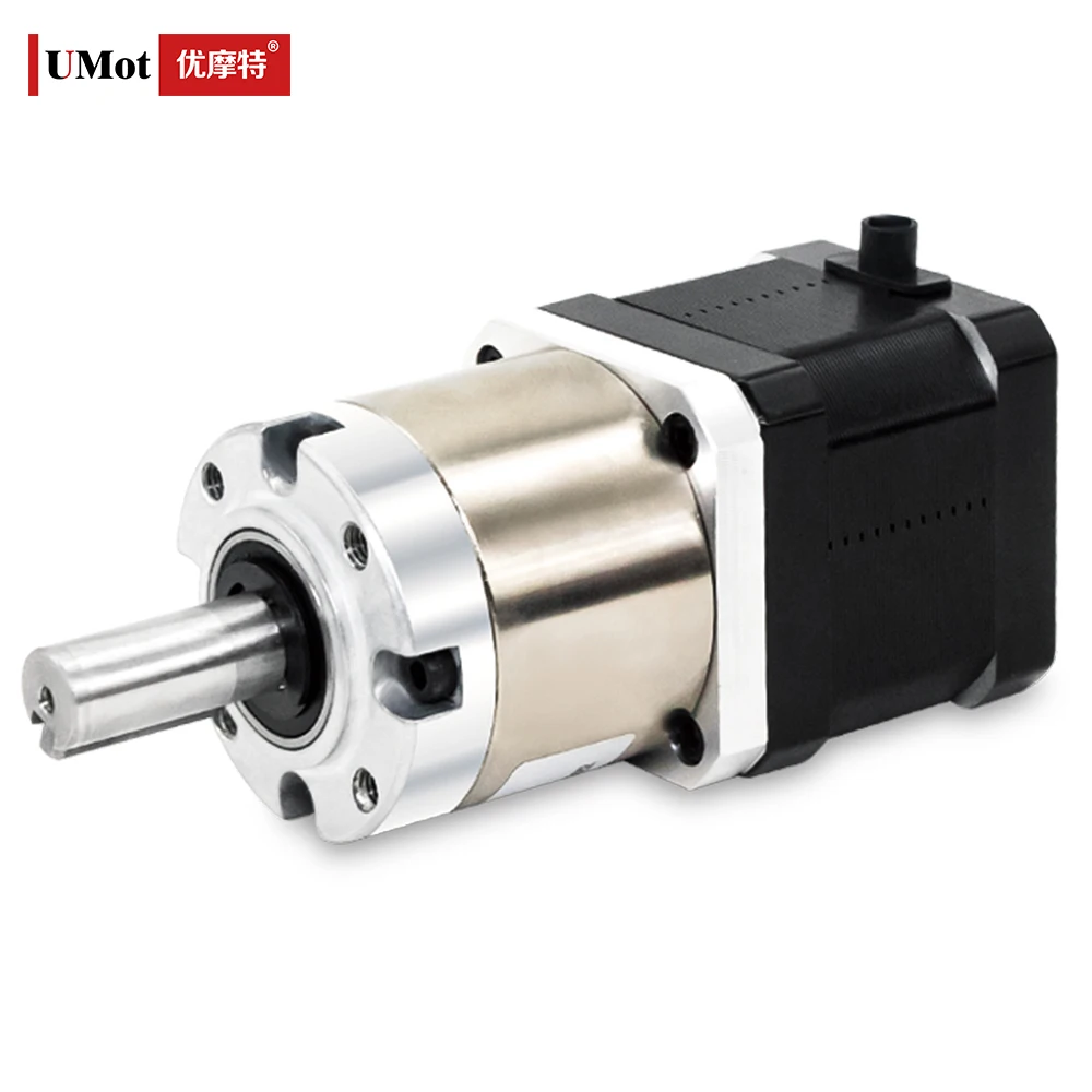 UMOT 42*40mm 3.7/5.2/14/19/27/51/71/100/139 Ratio 1.5A 1.27Nm-10Nm Micro Nema 17 Planetary Gearbox Geared Reducer Stepper Motor