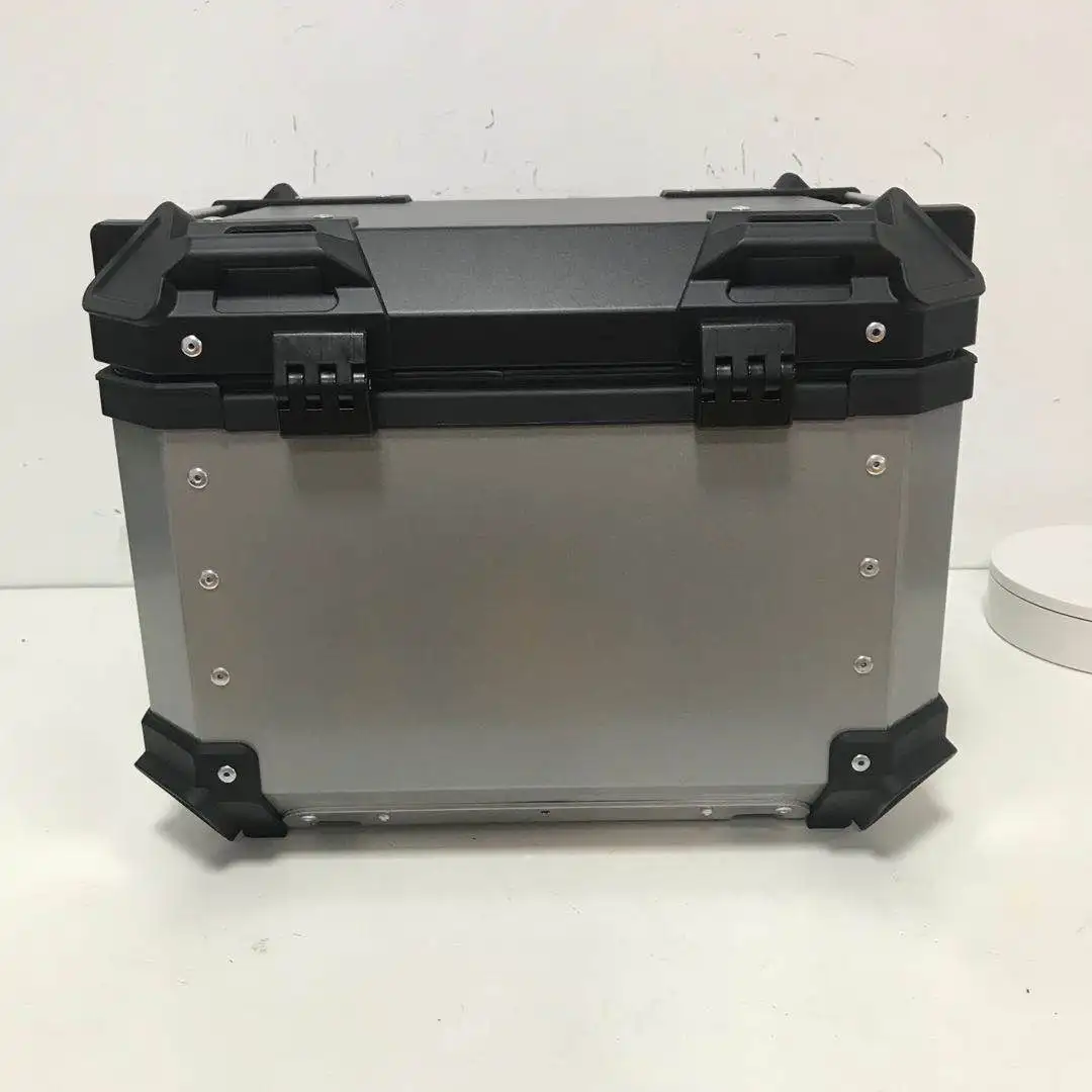 STLF 45L سكوتر خلفي توصيل الألياف الزجاجية للبضائع بسرعة تحرير قفل الصندوق العلوي من الألومنيوم للدراجة النارية #6